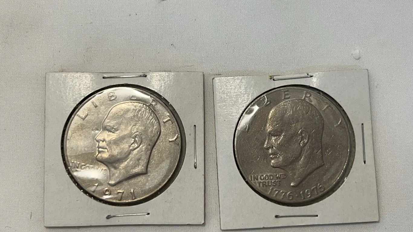1971 & 1976 Bicentennial Eisenhower Dollars