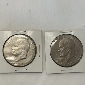 1971 & 1976 Bicentennial Eisenhower Dollars