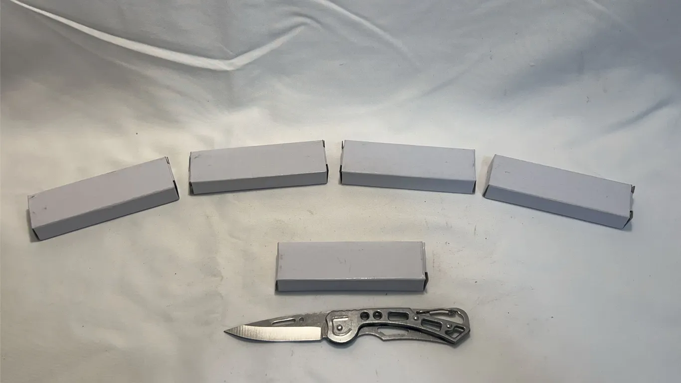 (5) Stainless Steel Folding Pocket Knives