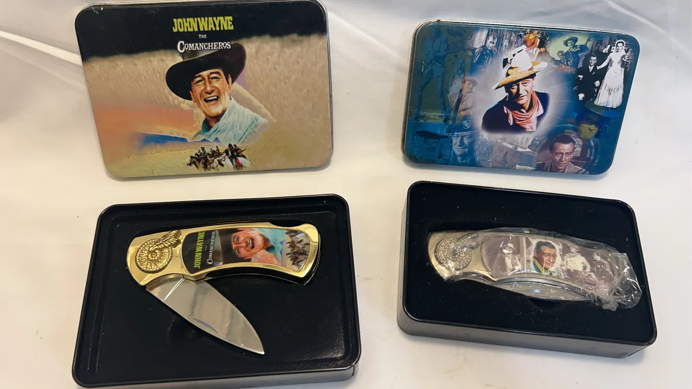 John Wayne Collector Pocket Knives
