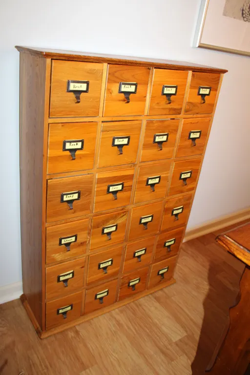 Wood Media Cabinet