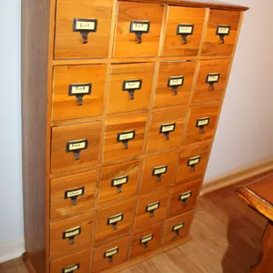 Wood Media Cabinet