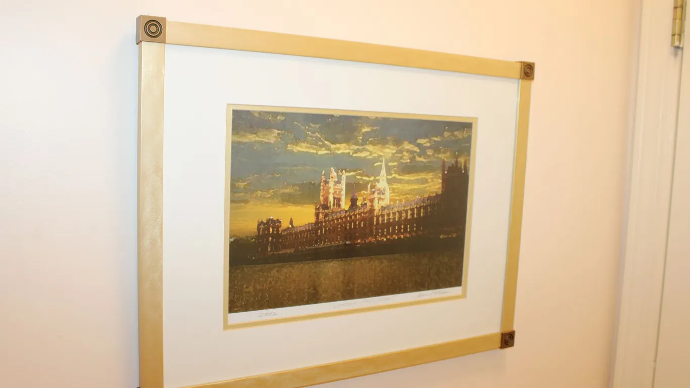 John Piper "London Parliament" Architectural Art