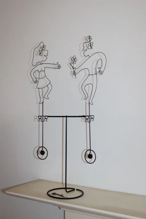 Dancing Wire Sculpture