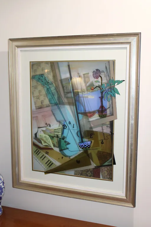 Abstract Music Print