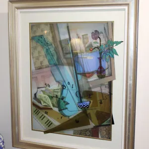 Abstract Music Print