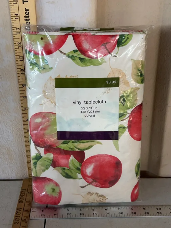 New Vinyl Tablecloth 52"X90" Oblong