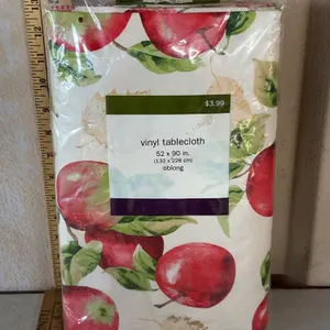 New Vinyl Tablecloth 52"X90" Oblong