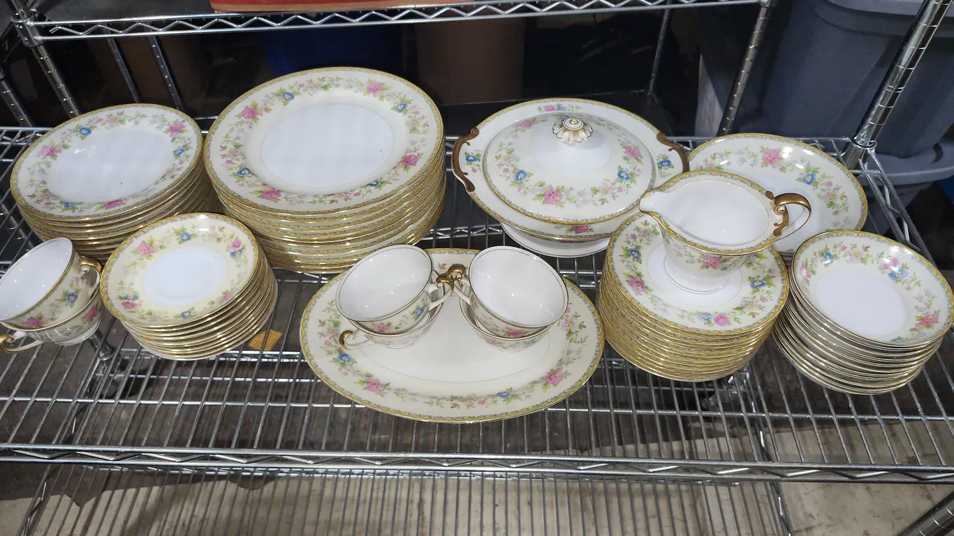 Vintage Regal China Japan Dish Set 67 Pc