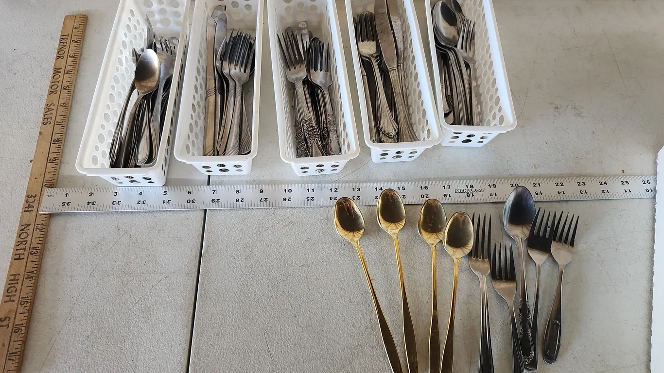 Assorted Flatware-Stainless Japan, Northland Stainless Korea, Oneida U.S.A., Etc.