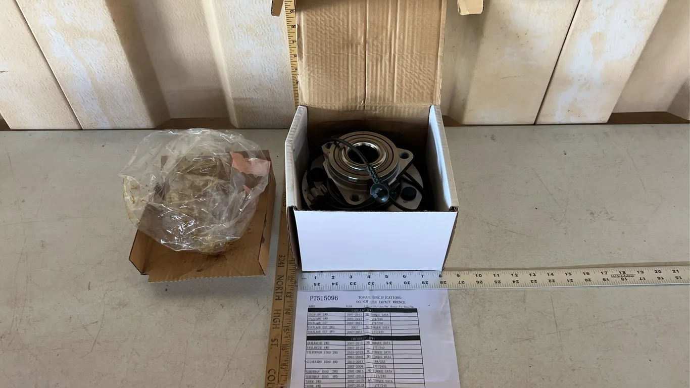 New Front Wheel Hub Assembly W/ABS Sensor, See Photos For Compatibility
