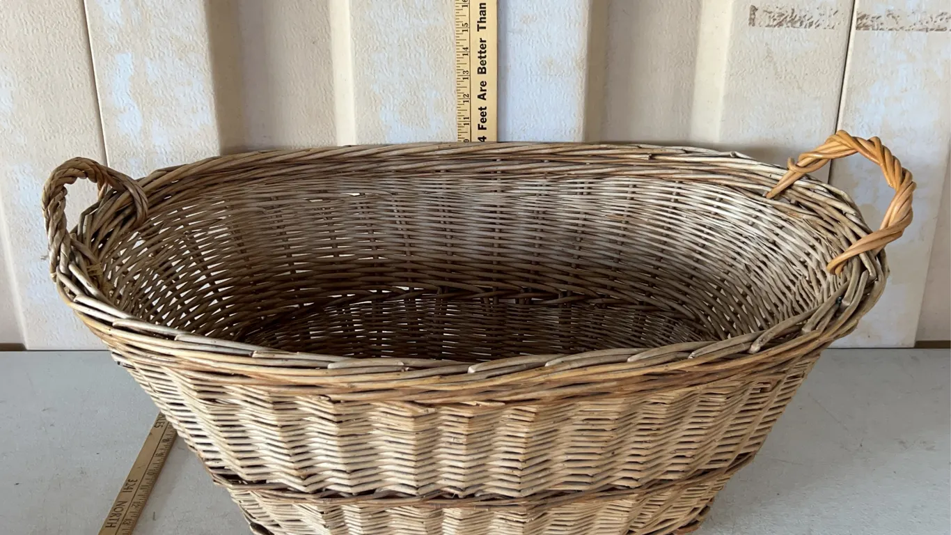 Large Woven Basket 29"X20"X11"