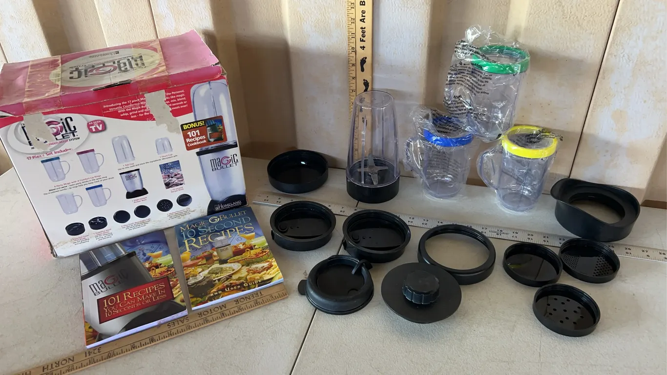Magic Bullet Hi-Speed Blender/Mixer, Used In Box, Missing Pcs (No Power Base)