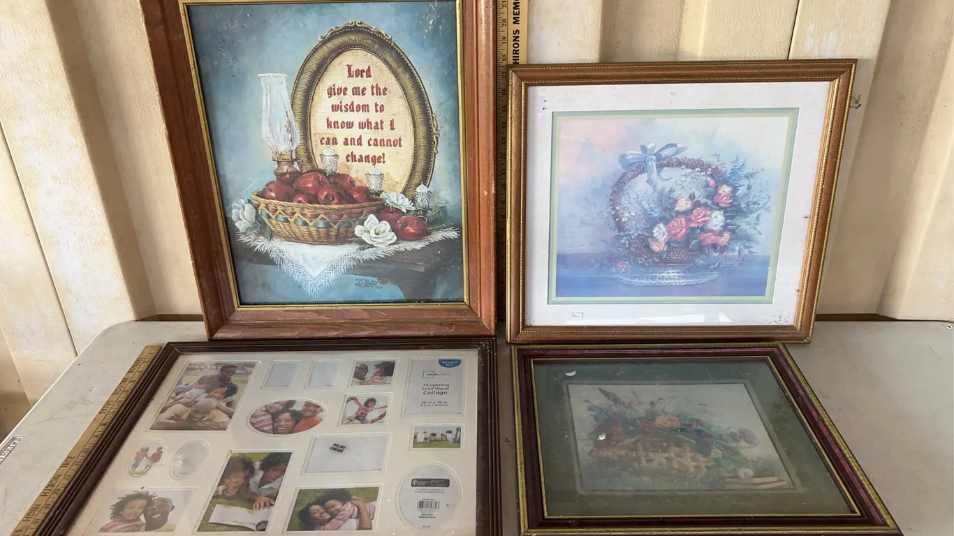 4 Wall Prints & Collage Picture Frame, Biggest 19.5"X23.5"