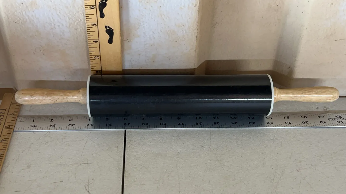 Metal/Wood Handles Rolling Pin 18" Long