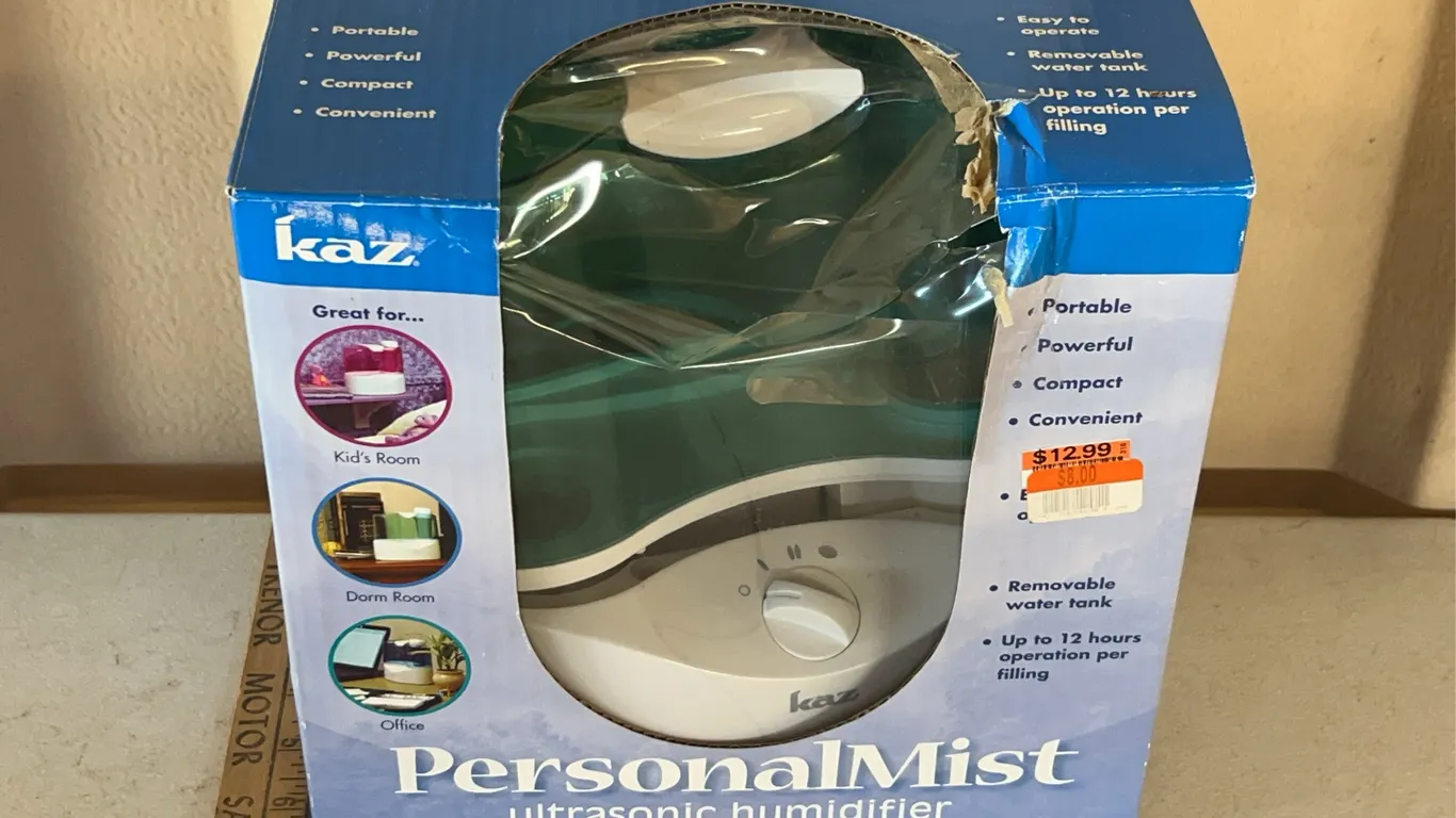 Personal Mist Ultrasonic Humidifier, Appears New In Box