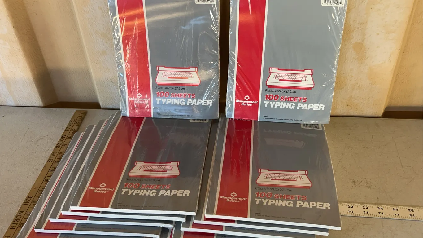 12 Pks Mead 100 Sheet Typing Paper
