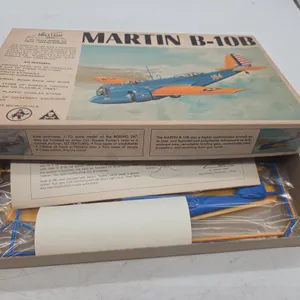 Vintage Williams Brothers Martin b10b bomber airplane model in original box