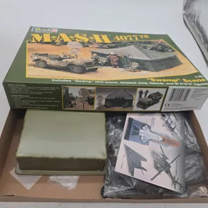Vintage Revell mash 4077 the swamp scene model kit, in original box