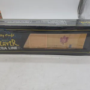 The vintage Weaver brand 50 ft ribbed side box car in original box