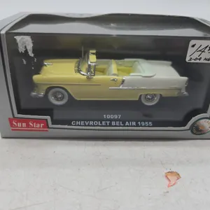 Vintage sunstar 1955 Chevrolet Bel Air convertible diecast car new in box see pictures