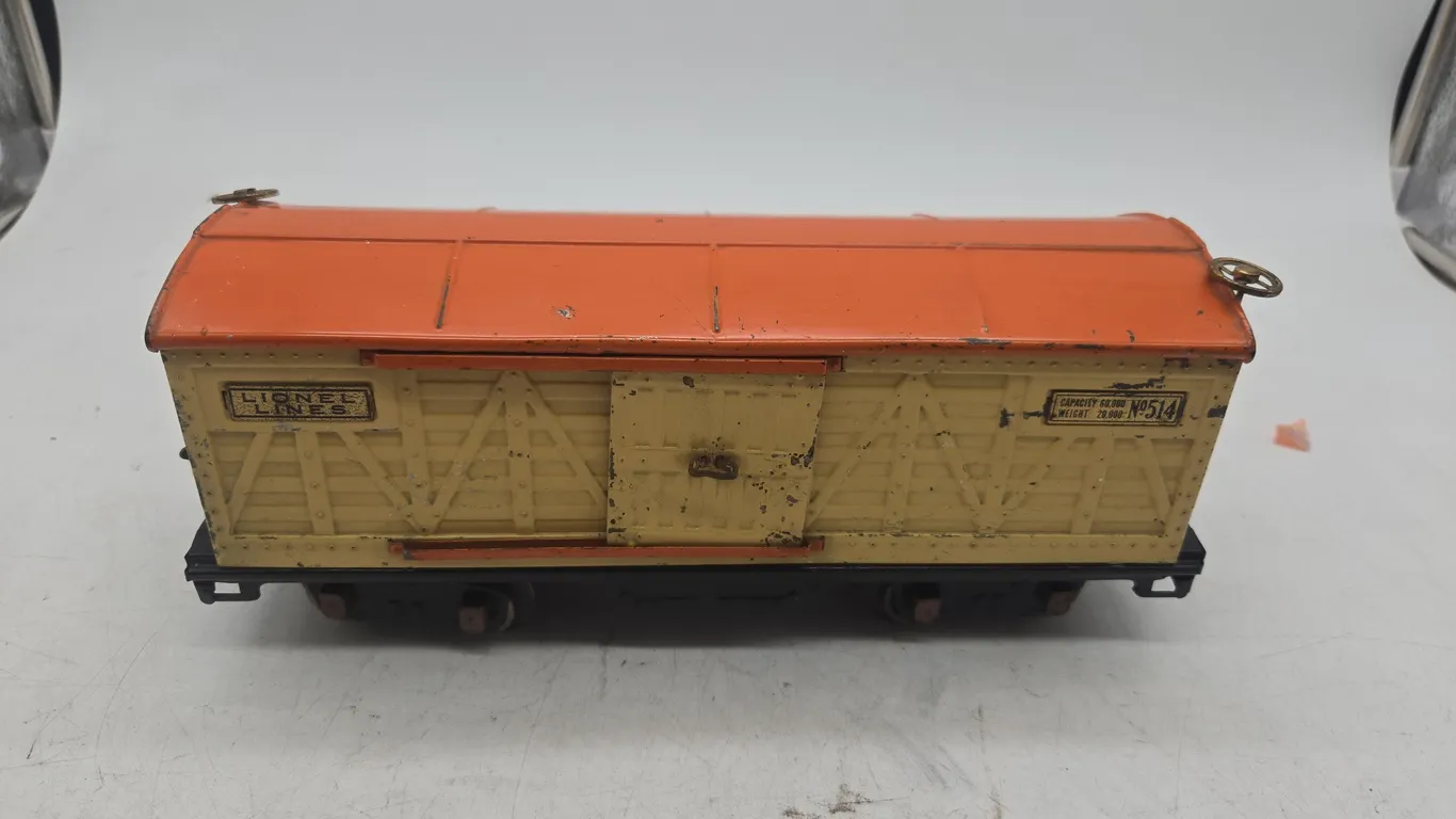 Vintage Lionel lines number 514 pre-war standard gauge box car