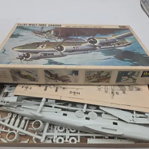 Vintage Revell German heavy bomber of world war II airplane model new in box