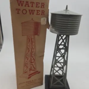 Vintage marxs brand water tower number 0165 in original box