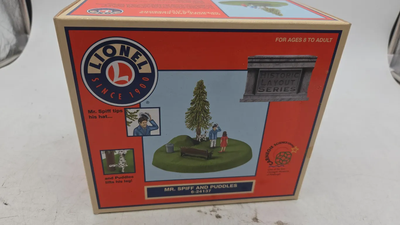 Vintage Lionel Mr spiff and puddles number 624137 new in original box