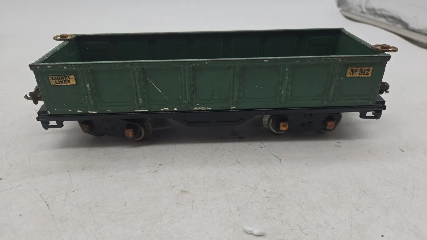 Vintage 1936 Lionel lines number 512 standard gauge open top gondola car