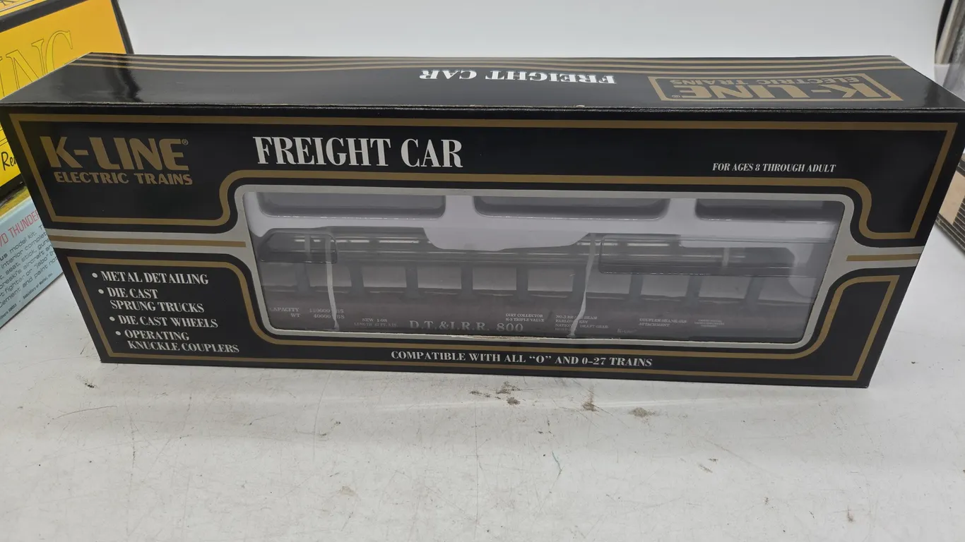 Vintage k line DT and I classic flat car new in original box