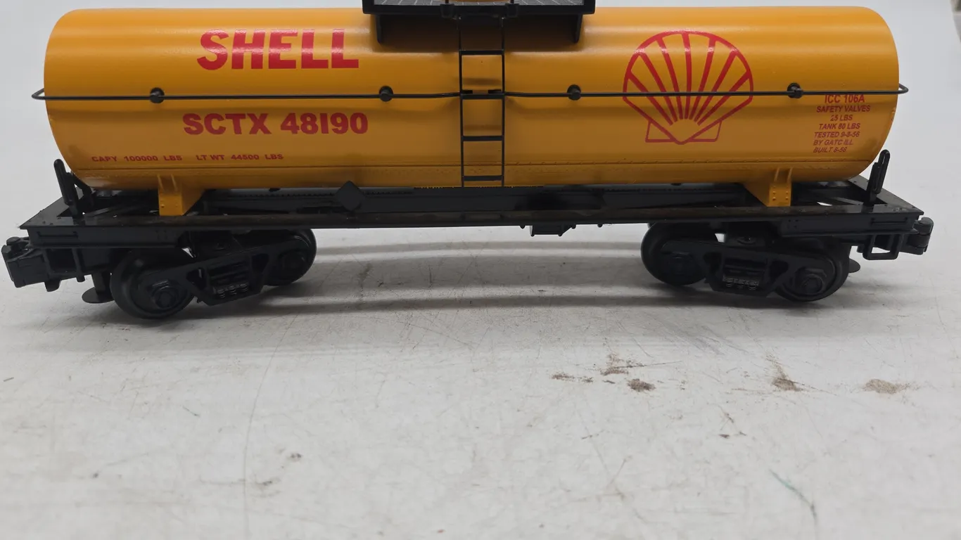 Vintage MTH brand shell metal tanker car