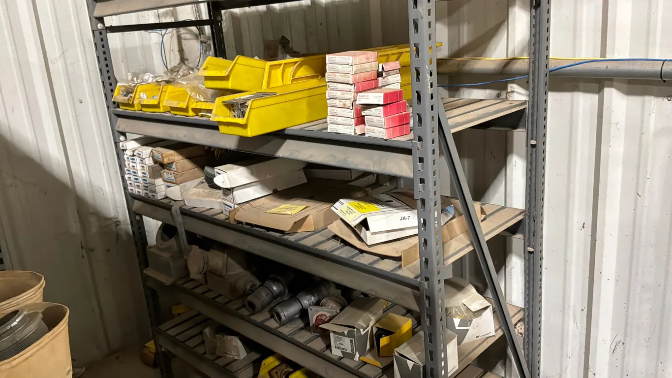 CONDUIT FITTINGS, EMORY CLOTH ROLLS, RESURFACING STONES, HIGH VOLTAGE PLUGS,