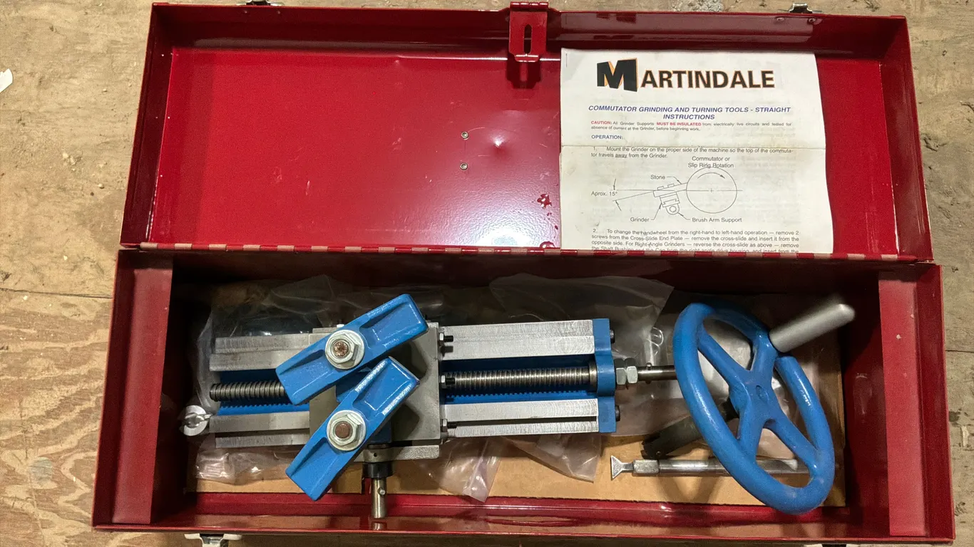 MARTINDALE COMMUTATOR GRINDING AND TURNING TOOL FOR ELECTRIC MOTORS