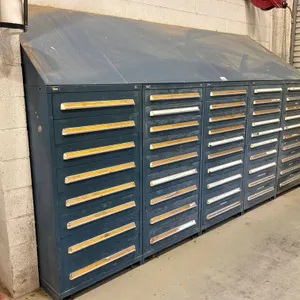 STANLEY VIDMAR CABINETS WITH ELECTRICAL SUPPLIES