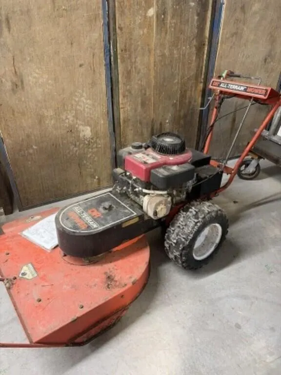 All Terrain Mower - Tires Are Flat