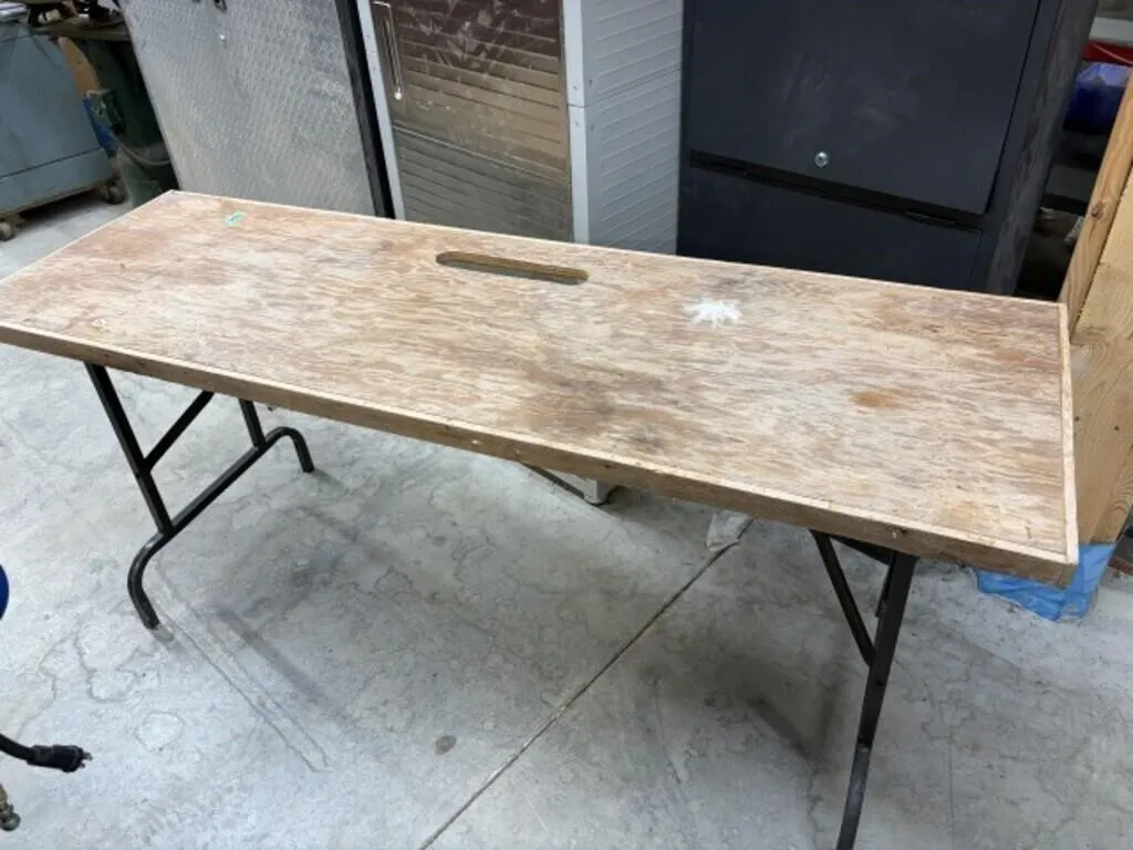 Wooden Folding Table, 21x67x20 "