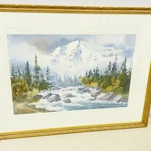 Framed original art by G. Alig