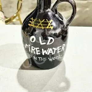 Old Fire Water decanter w/ stopper