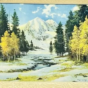 Roberts Woods framed print