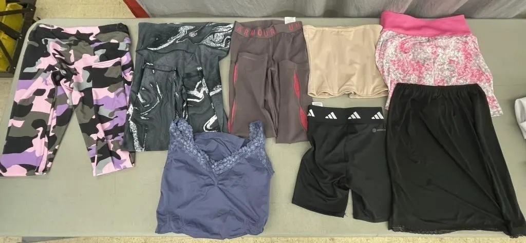 Ladies� and girls athletic and under garments.