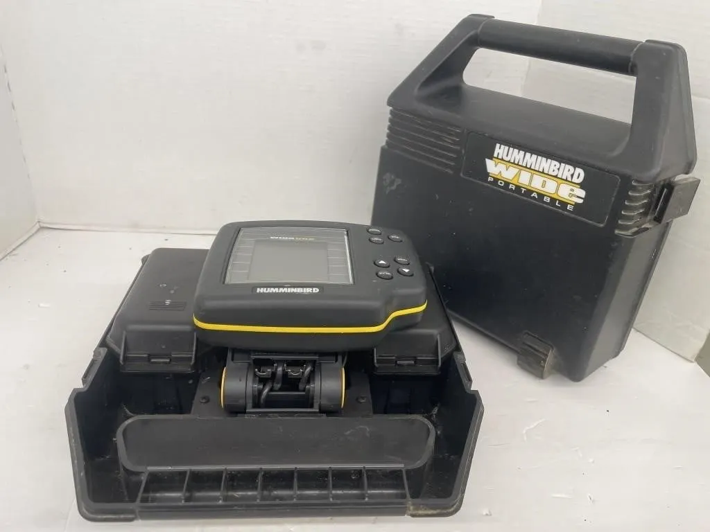 Vintage Humminbird Wide Model 100 Portable