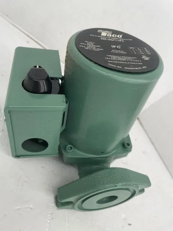 Taco 00R-IFC 3-speed radiant pump. New in open