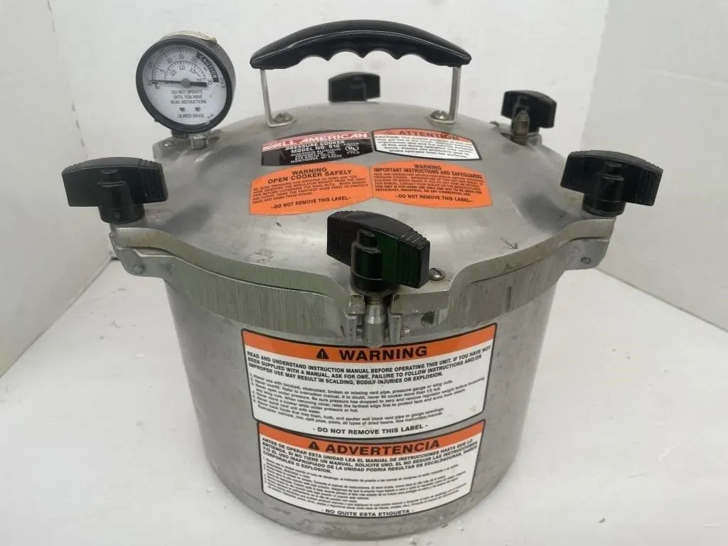 All American Pressure Cooker/Canner. Cast