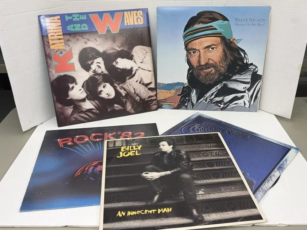 Records - Willie Nelson, Billy Joel, Rock 82 &