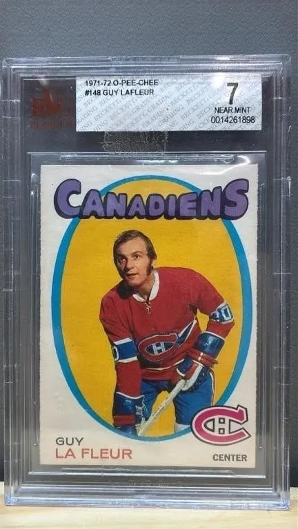 Grade 7 BVG OPC 1971-72 OPC Guy Lafleur Hockey