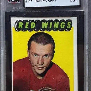 Grade 7.5 KSA 1965-66 TOPPS Ron Murphy Hockey