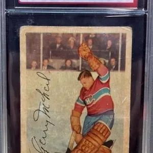 Grade 2 KSA Parkhurst Gerry McNeil Hockey Card.