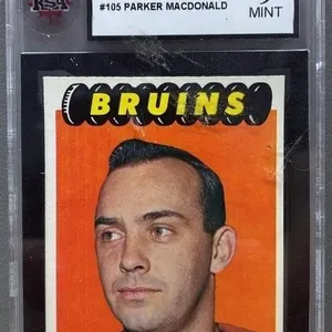Grade 9 KSA TOPPS 1965-66 Parker MacDonald Hockey