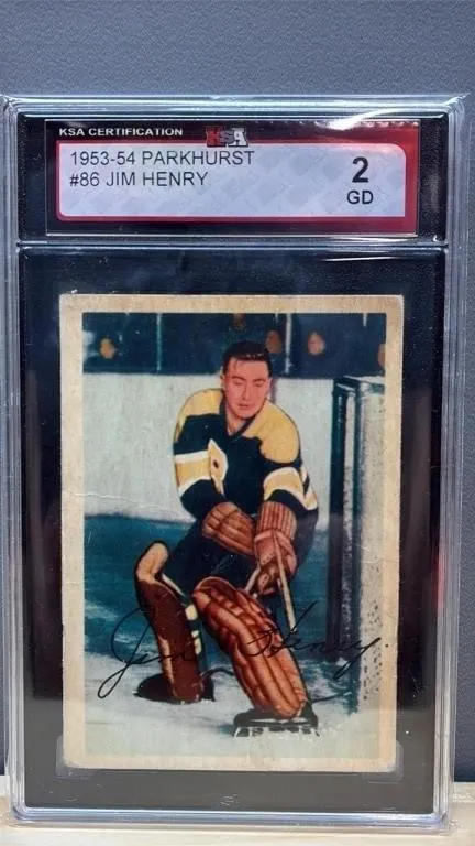 Grade 2 KSA Parkhurst 1953-54 Jim Henry Hockey